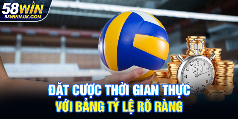 Đặt cược thời gian thực với bảng tỷ lệ rõ ràng